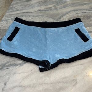 L’Academie terry cloth shorts